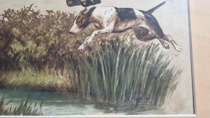 Francique Rebour. chasse à courre