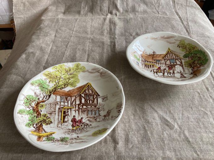 1 Assiette  creuse  Gien Ludlow