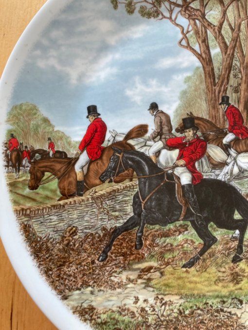 Assiette décorative The fameuse Hunting Scène JF Herning S’en