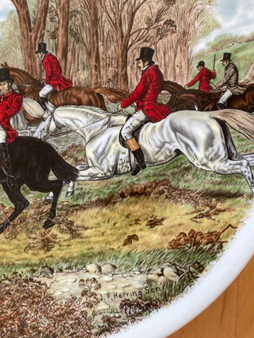 Assiette décorative The fameuse Hunting Scène JF Herning S’en