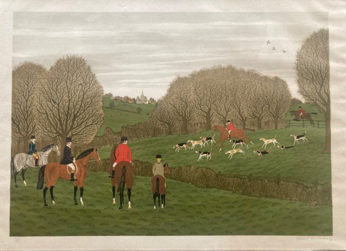 Vincent Haddelsey. Scène de chasse