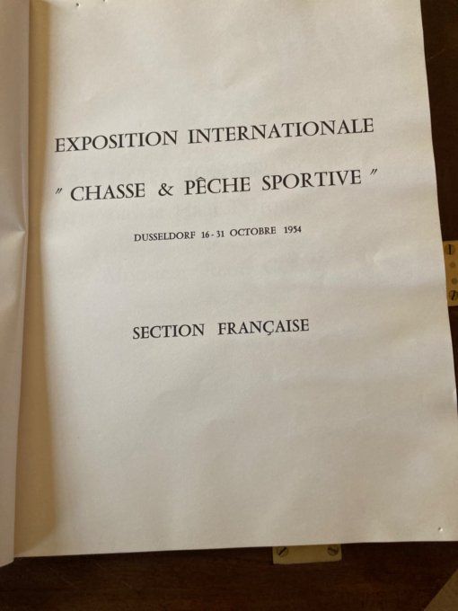 Chasse et pêche sportive 1954