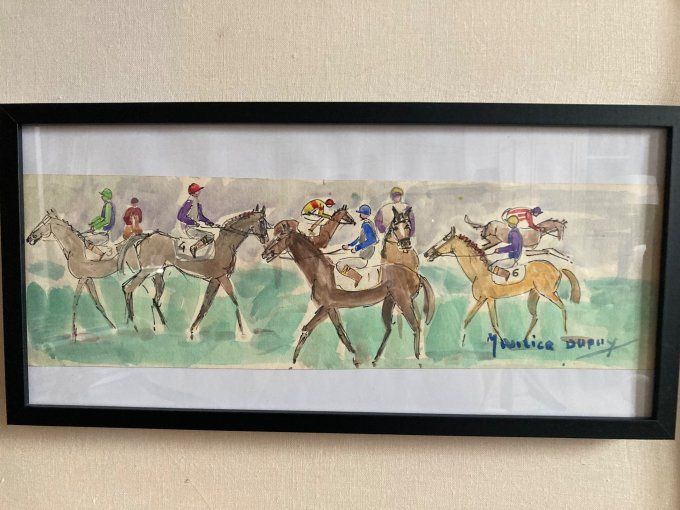 Maurice Dupuy Deauville avant la course