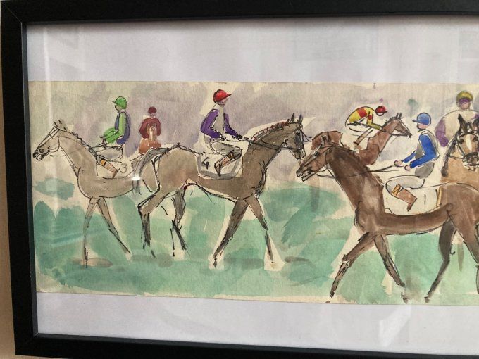 Maurice Dupuy Deauville avant la course