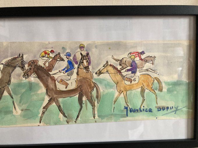 Maurice Dupuy Deauville avant la course