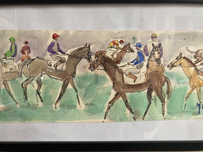 Maurice Dupuy Deauville avant la course