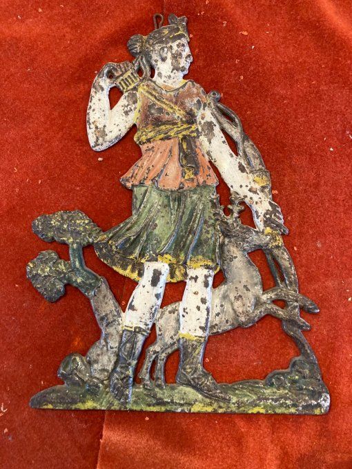 Plaque en fonte Diane Chasseresse