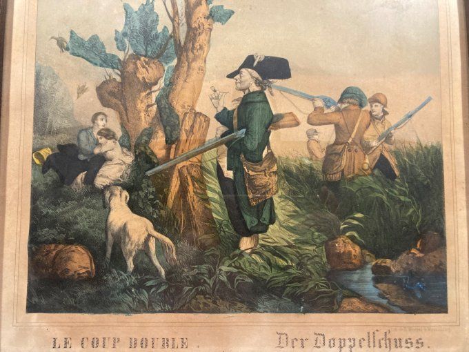 Gravure humoristique le coûp double