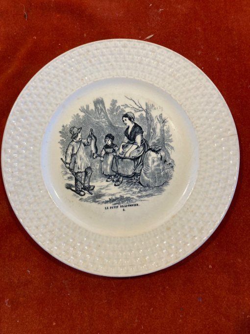 Assiette le petit braconnier n°4