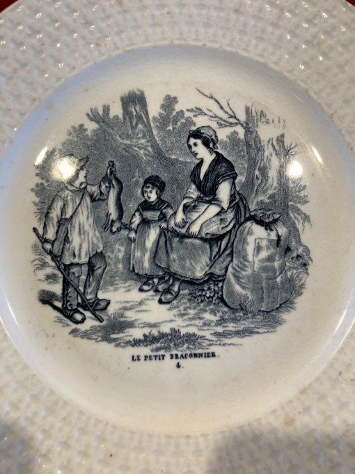 Assiette le petit braconnier n°4