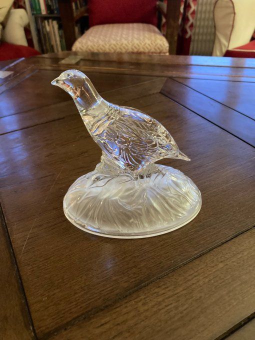 Perdrix en verre