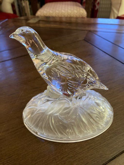 Perdrix en verre