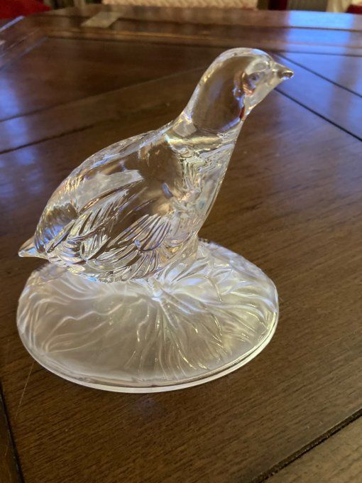 Perdrix en verre