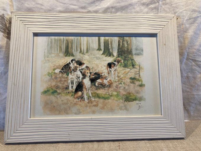 Les chiens de vénerie d’E de Baudreuil.