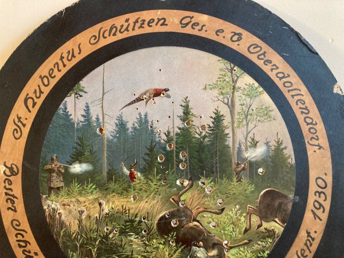 Cible d honneur ancienne Allemande 1930