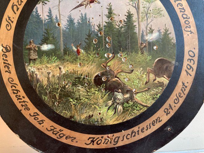 Cible d honneur ancienne Allemande 1930