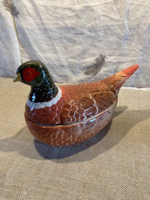 Terrine faisan en barbotine de Michel Caugant. 