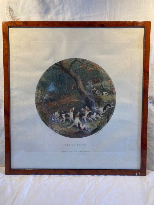 Gravure Anglaise ronde gravées par Hester Run to Earth