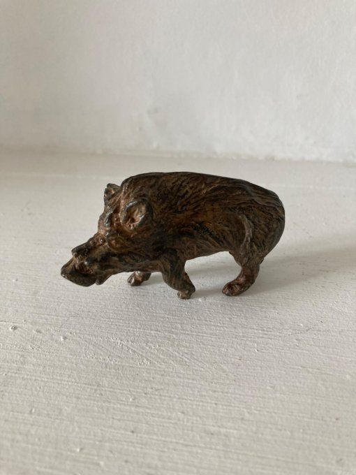 Bronze Pierre Chenet. : Sanglier