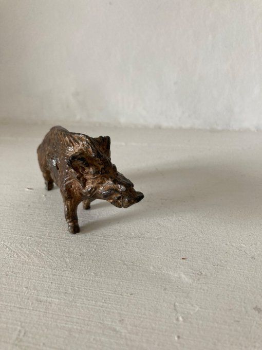 Bronze Pierre Chenet. : Sanglier