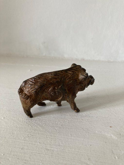 Bronze Pierre Chenet. : Sanglier