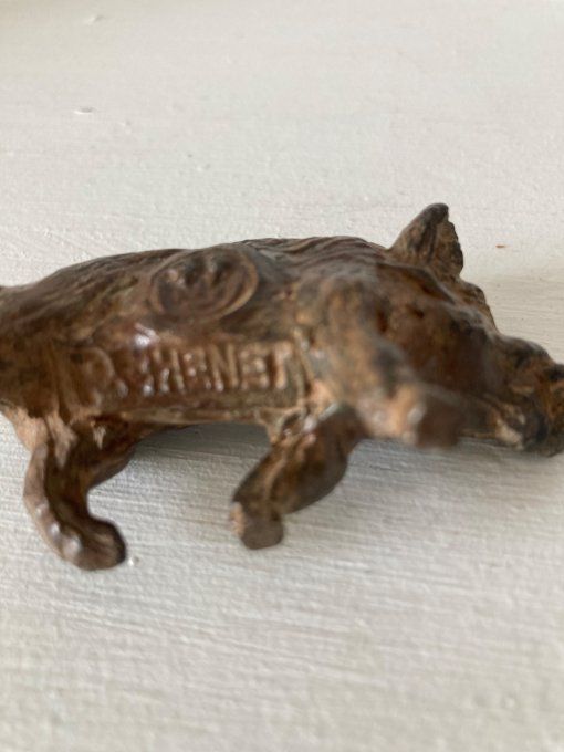 Bronze Pierre Chenet. : Sanglier