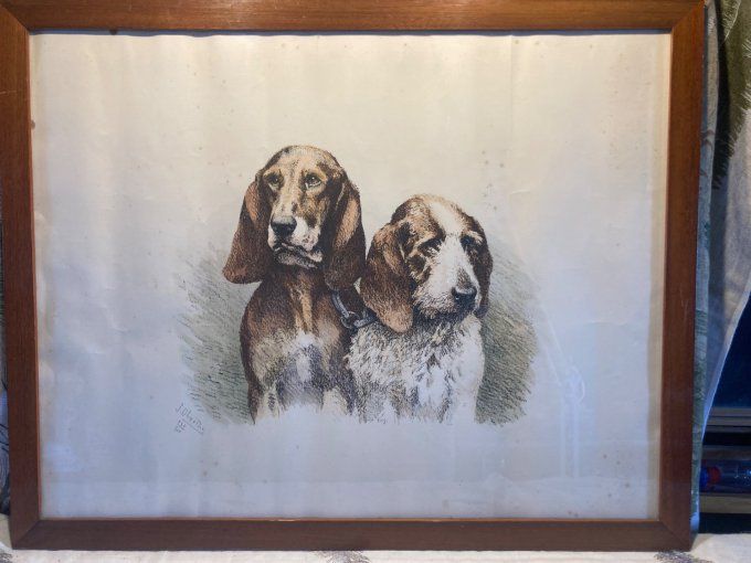 Les 2 chiens Joseph Oberthur