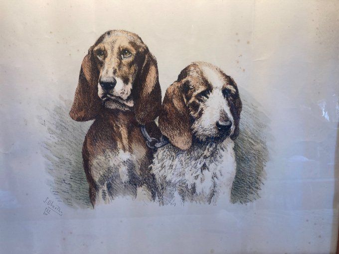 Les 2 chiens Joseph Oberthur