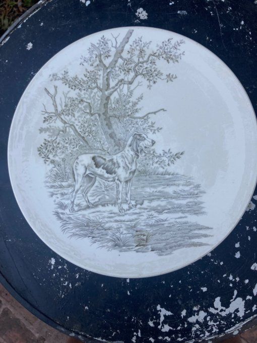 Plat rond long champ modèle Veneur