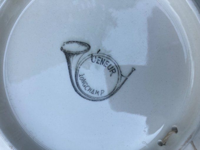 Plat rond long champ modèle Veneur