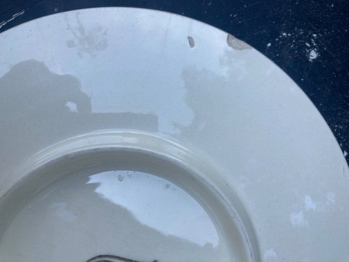 Plat rond long champ modèle Veneur