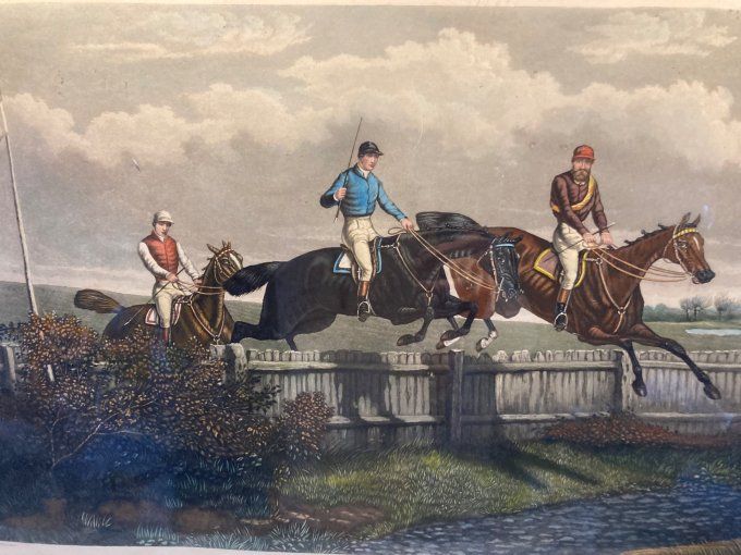 Herring. École anglaise. La course d obstacle