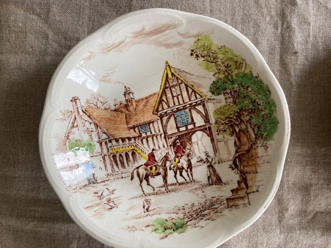 1 assiette plate Gien Ludlow