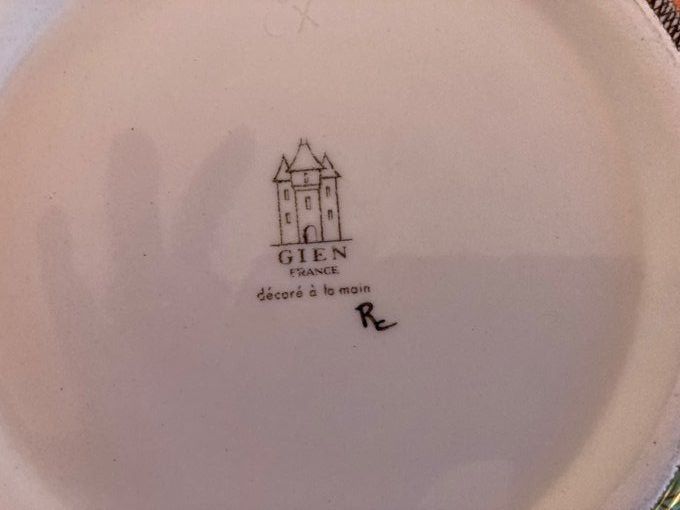 Gien modèle Rambouillet, le légumier à décor de Bécasse et faisan 