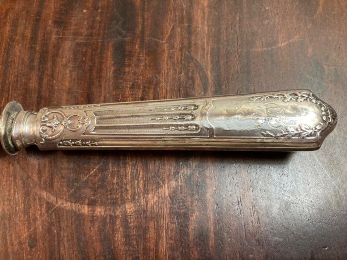 Pelle à poisson argent massif