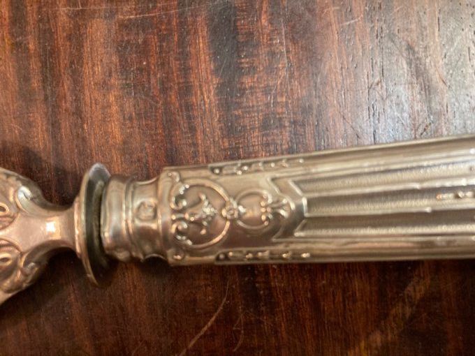 Pelle à poisson argent massif