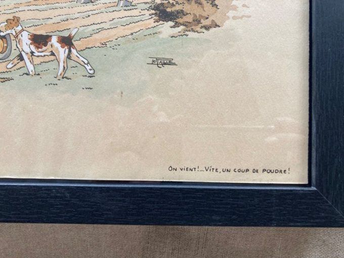 Etienne Le Rallic gravure humoristique.